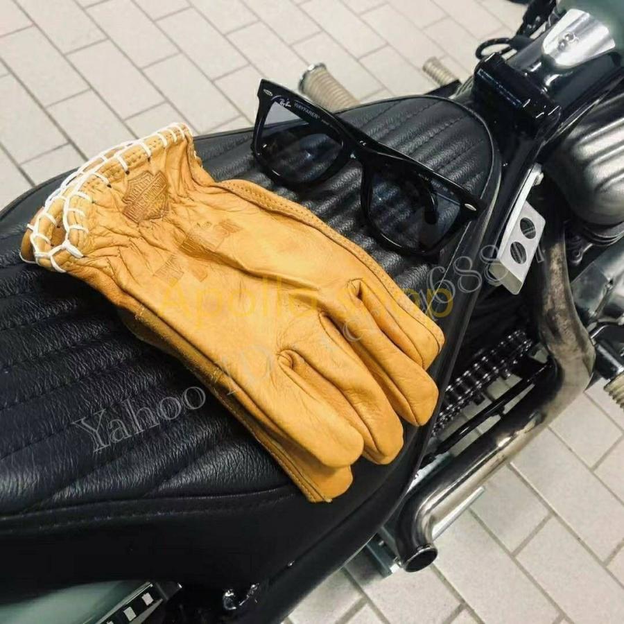 Harley-Davidson ハンドメイド 銅製 本革 手袋 グローブ Harley-Davidson ハンドメイド 銅製 本革 手袋 グローブ