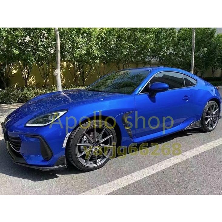 激安購入 2022 トヨタ スバル ZD8 BRZ GR86 STI カーボンサイドフロントバンパースポイラーカバー 左右セット