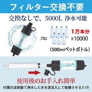 ★TBS冒険少年・脱出島で紹介されました★【Yahoo1位】 携帯浄水器 携帯用浄水器 浄水器 濾過器 アウトドア 災害 サバイバル 【日本正規品】｜apolonjapan-store｜12