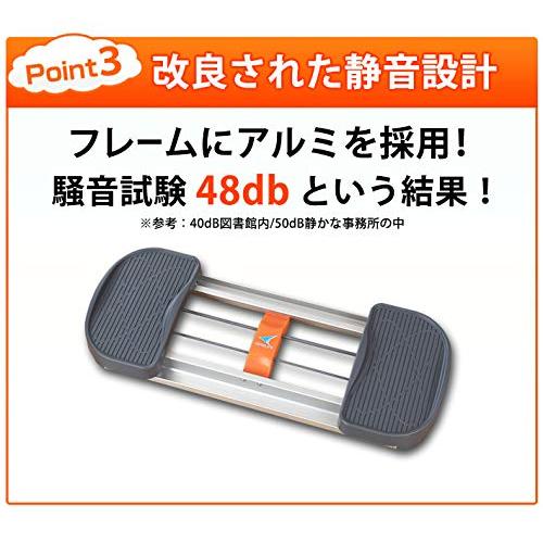 エアロライフ 内転筋コアエクサ ステッパー レッグスライダー スライダー トレーニング 静音 足踏み健康器具 運動器具 健康 静か 内転筋 エク 