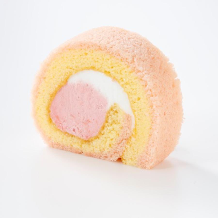 日東ベスト カット済み ロールケーキ ( いちご ) 210g(20カット