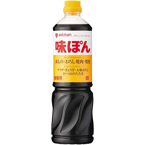 味ぽん ミツカン 1L (業務用 柑橘果汁ベースのぽん酢+本醸造しょうゆ