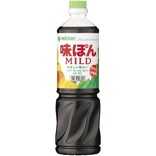味ぽん ミツカン 味ぽんMILD 1L (業務用 ぽん酢 ポン酢 マイルド 昆布