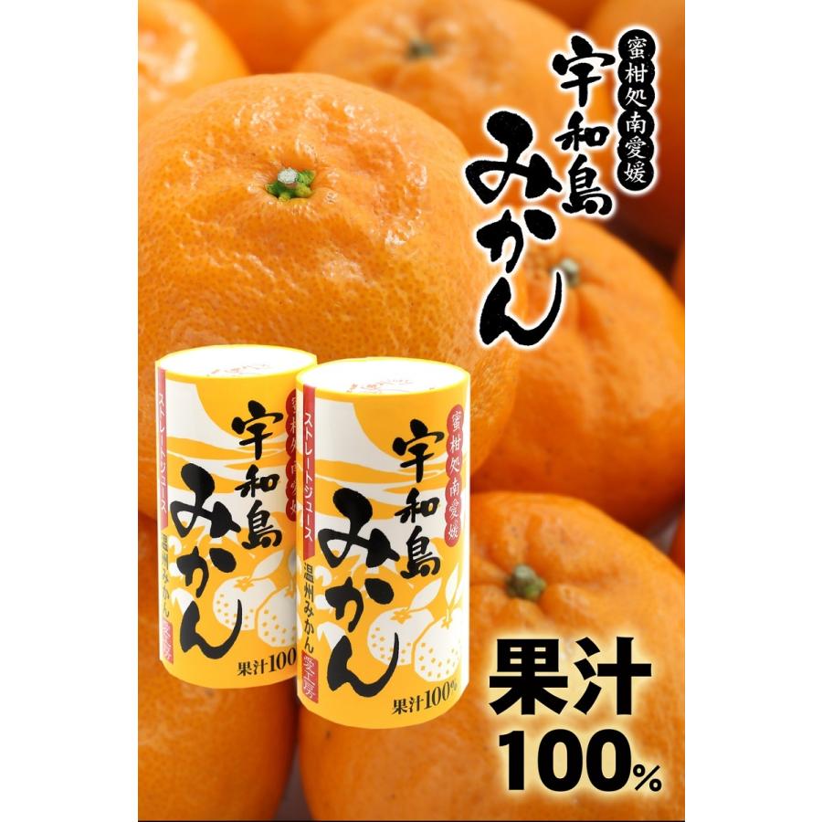 愛工房 宇和島温州みかんストレートジュース 果汁100% 125ml×30 愛工房 宇和島温州みかんストレートジュース 果汁100% 125ml×30