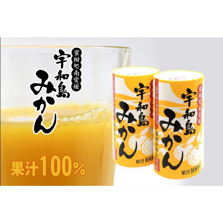 愛工房 宇和島温州みかんストレートジュース 果汁100% 125ml×30本セット ケース販売｜apotheke｜03