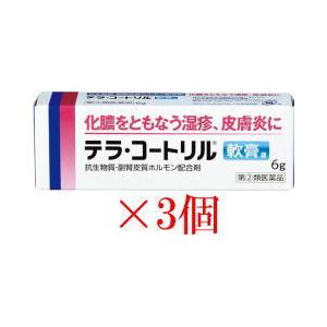 テラ コートリル軟膏a 6g 3個セット 抗生物質 副腎皮質ホルモン配合剤 3 くすりのみかん 通販 Yahoo ショッピング