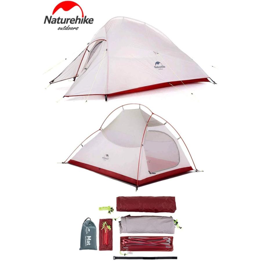 開店祝い Naturehike 19年版 テント 2人用 コンパクト 自立式 超軽量 4シーズン 防風 防水 Cloudup2アップグレード版 Pu3000 4000 送料無料 Aleefsurgical Com