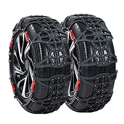 Kirlin 非金属タイヤチェーン 車用スノーチェーン 防災応急用 冬の必需品 簡単装着 車両移動不要 ジャッキアップ不要 人気提案