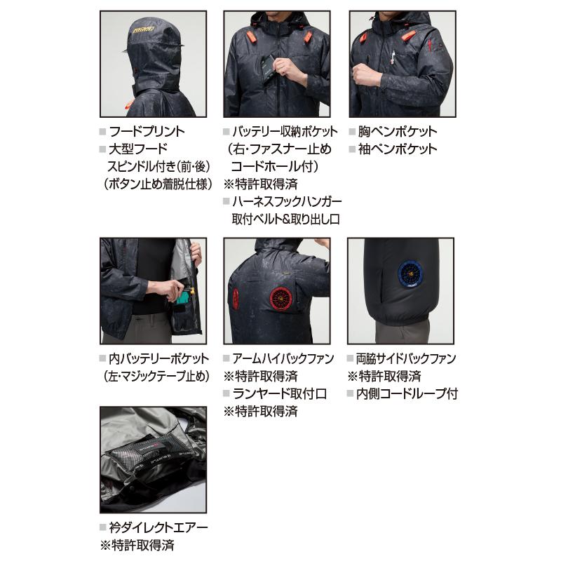 BURTLE（バートル） エアークラフト AC2096HB s~xl AC10-2 30V 限定