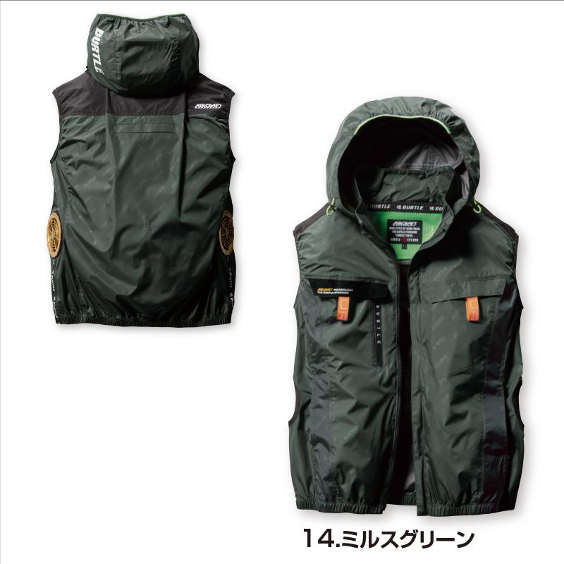 BURTLE（バートル） エアークラフト AC2024 s-xl サイドファン AC
