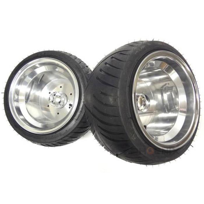 ジャイロホイール　バギーホイール　205/30-10 ATV ジャイロ トライク 超扁平 極太タイヤ 10インチ 205/30-10 バイク