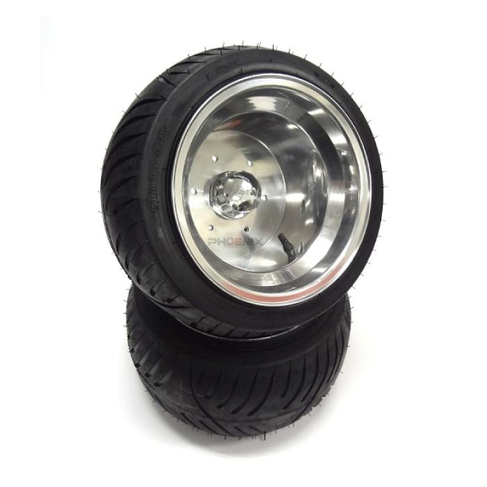 ジャイロUP/X/キャノピー ポンつけおまけタイヤ付きアルミホイール2個セット ジャイロUP/X/キャノピー ポンつけおまけタイヤ付きアルミホイール2個