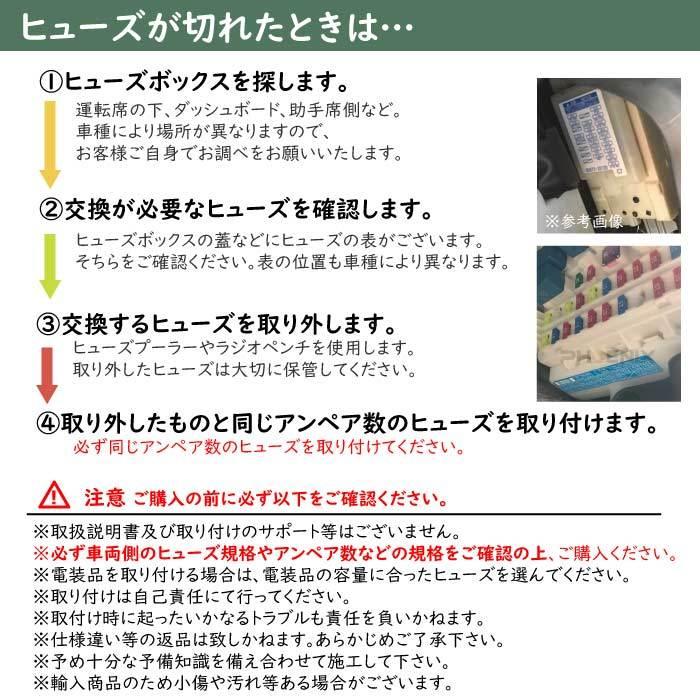 CKカスタム 低背ヒューズ 10種 100個セット ヒューズクリップ ケース付