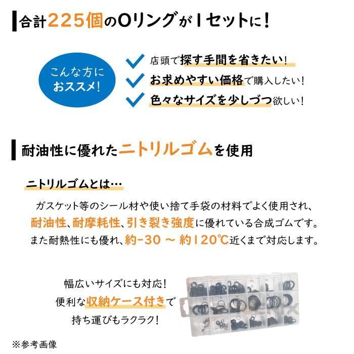 CKカスタム Oリング オーリング 18種類 セット nbr 耐油性 ニトリル