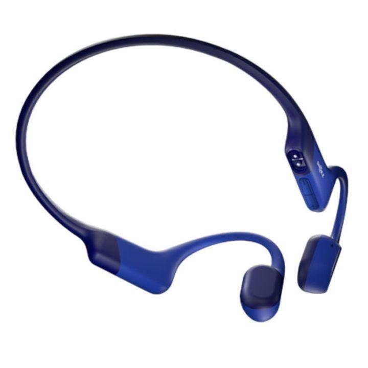 Shokz OpenRun ワイヤレス骨伝導イヤホン ブルー Bluetooth ワイヤレスイヤホン IP67規格｜appbankstore｜05