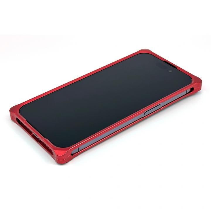 ギルドデザイン ソリッドバンパー レッド iPhone 14 Pro Max｜appbankstore｜02