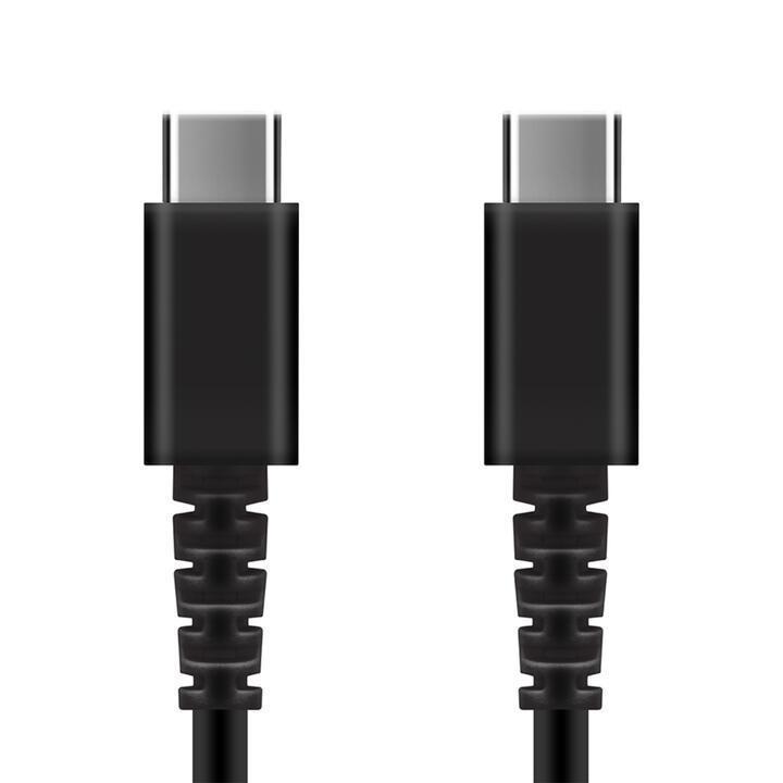 充電/通信 やわらかケーブル USB-C to USB-C 1.2m ブラック｜appbankstore｜03