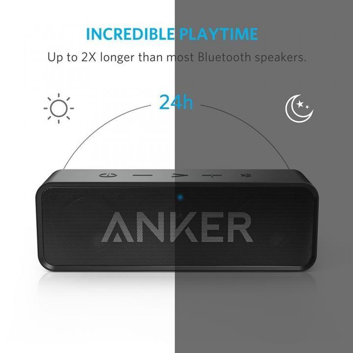専門ショップ Anker SoundCore Bluetoothスピーカー ポータブル ブラック アンカー サウンドコア Bluetooth4.2 