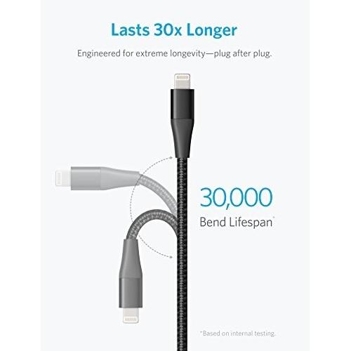 Anker PowerLine+ II Lightningケーブル 90cm ブラック｜appbankstore｜02