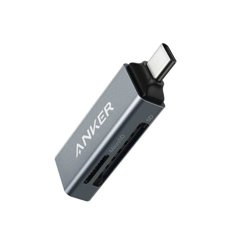 Anker USB-C 2-in-1 カードリーダー グレー｜appbankstore