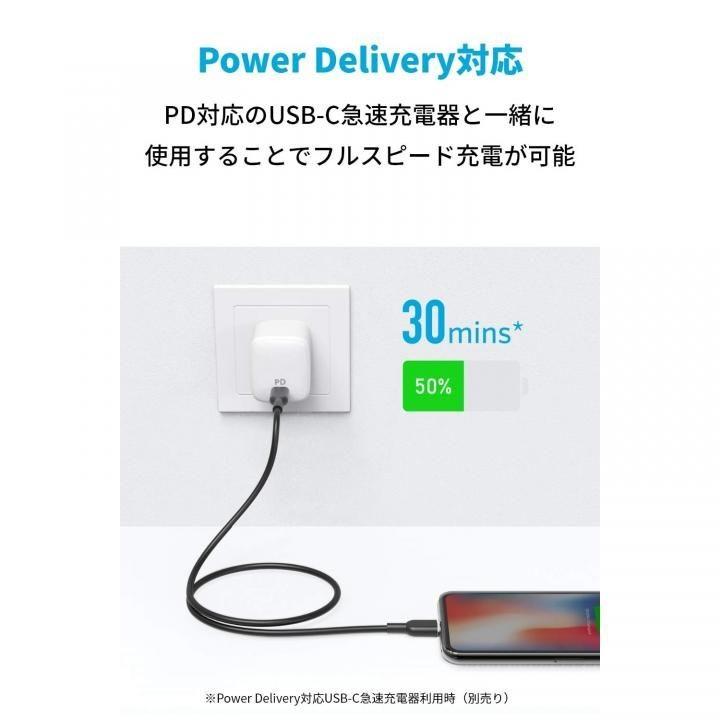 Anker PowerLine II USB-C & Lightningケーブル 0.9m ブラック｜appbankstore｜02