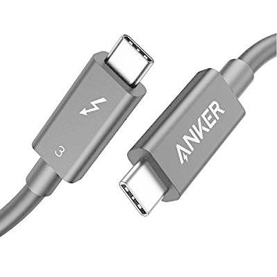Anker USB-C＆USB-C Thunderbolt 3 ケーブル 0.7m ブラック｜appbankstore