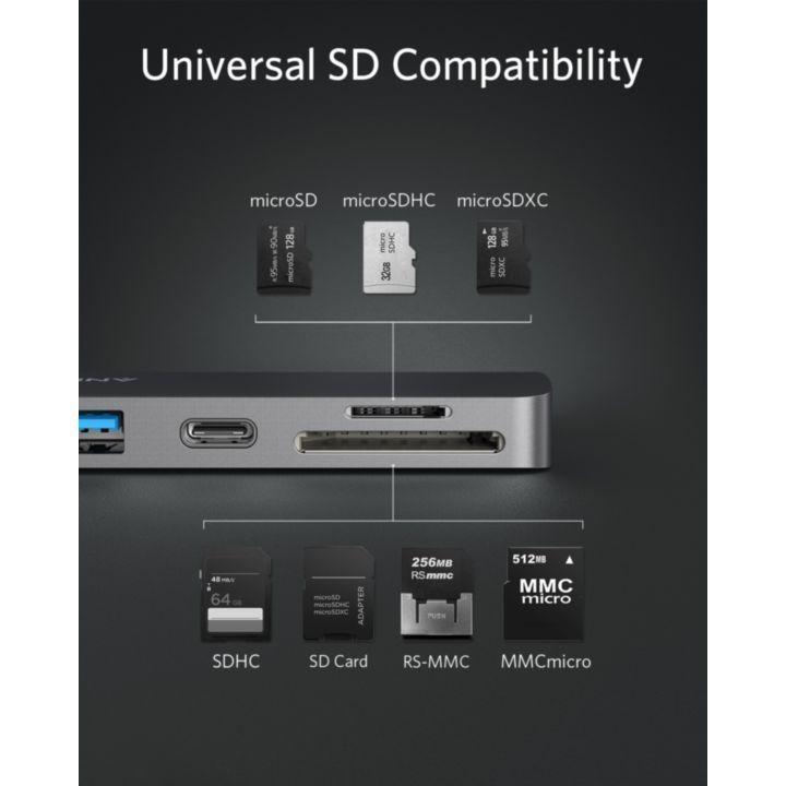 Anker PowerExpand Direct 7-in-2 USB-C PD メディア ハブ グレー03