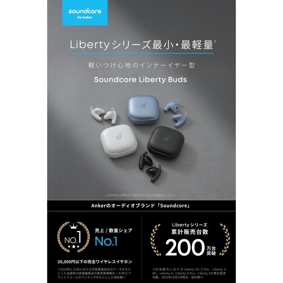 Anker（アンカー） ワイヤレス イヤホン Bluetooth クリア通話 軽量