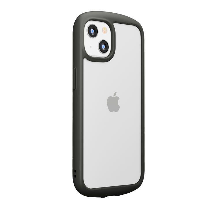ガラスタフケース ラウンドタイプ ブラック iPhone 13 mini : AB-Next
