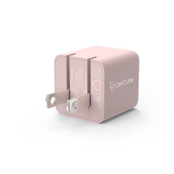 CellCube 1ポートUSB-C Fast Charger GaN Mini PD30W 薄桜｜appbankstore｜03