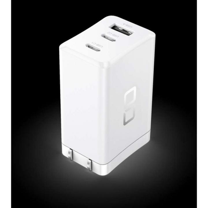 CIO LilNob リルノブ 充電器 世界最小級 GaN搭載 65W 急速充電アダプター QC3.0/PD3.0対応 ホワイト｜appbankstore｜02