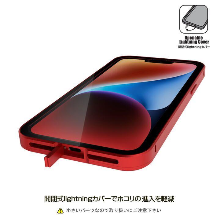 Monolith Magnetica Magsafe対応前面ゴリラガラス+アルミバンパー レッド iPhone 14 Plus モノリス 全面保護｜appbankstore｜06