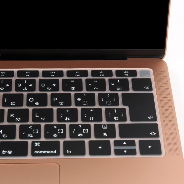 キースキン 2018 MacBook Air 13インチ専用 キーボードカバー ブラック｜appbankstore｜02