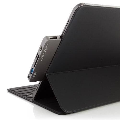 HyperDrive iPad Pro 6-in-1 USB-C Hub スペースグレー｜appbankstore｜02