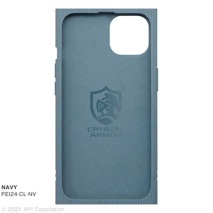 CRYSTAL ARMOR CLAY TPUケース NAVY iPhone 13 アピロス クリスタル
