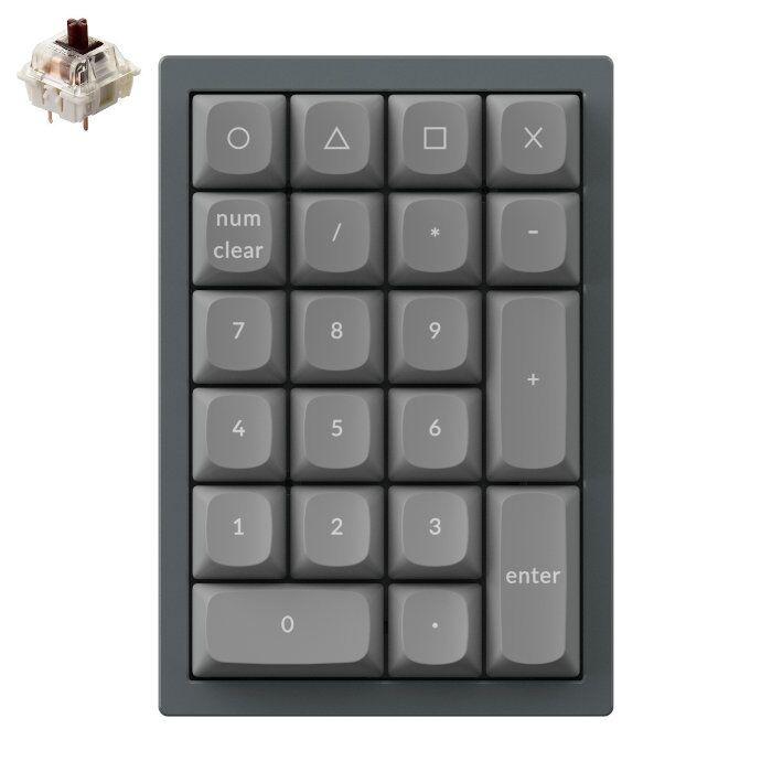 keychron Q0 メカニカルテンキー 茶軸 【公式通販】