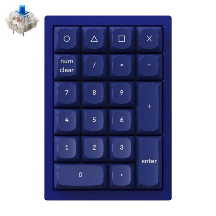 Keychron Q0 QMK カスタム・テンキー ネイビーブルー Gateron G Keychron Q0 QMK カスタム・テンキー ネイビーブルー Gateron G