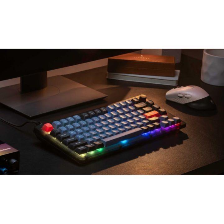 Keychron V1 QMK メカニカルキーボード US配列 テンキーレス 赤 Keychron V1 QMK メカニカルキーボード US配列 テンキーレス 赤