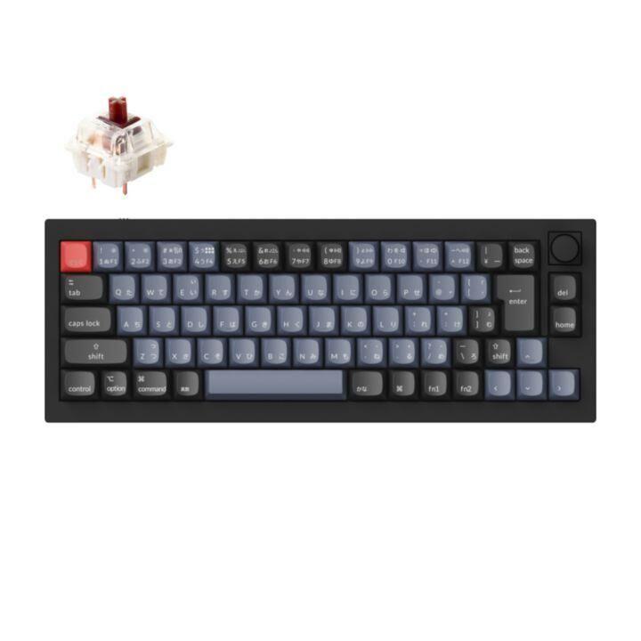 Keychron Q2 QMK キーボード ノブ JIS配列 テンキーレス 組立済 