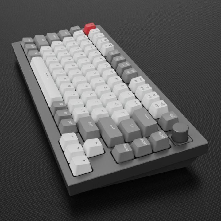 Keychron Q1 US配列 シルバーグレー 赤軸