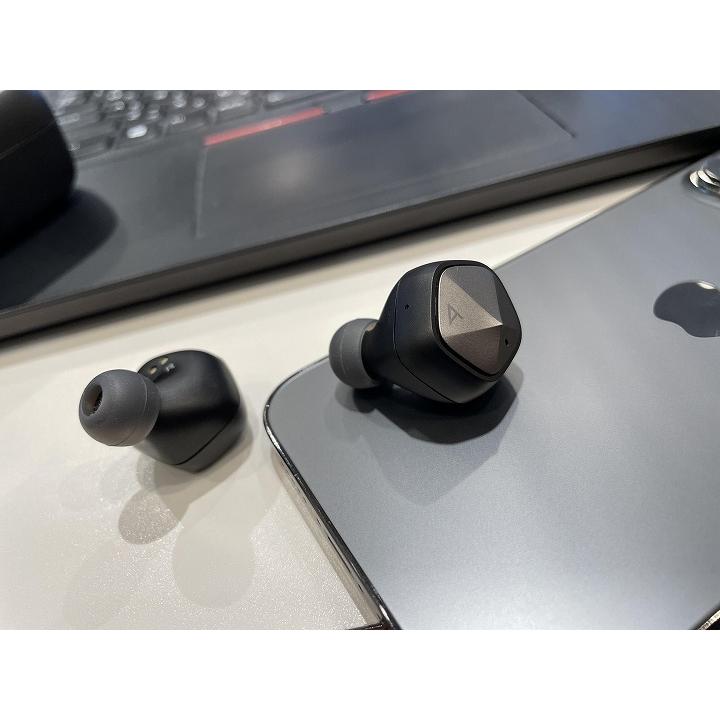 Astell&Kern AK UW100 完全ワイヤレスイヤホン ブラック 人間工学 かっこいい ワイヤレスイヤホン ブルートゥース Bluetooth マルチポイント対応 