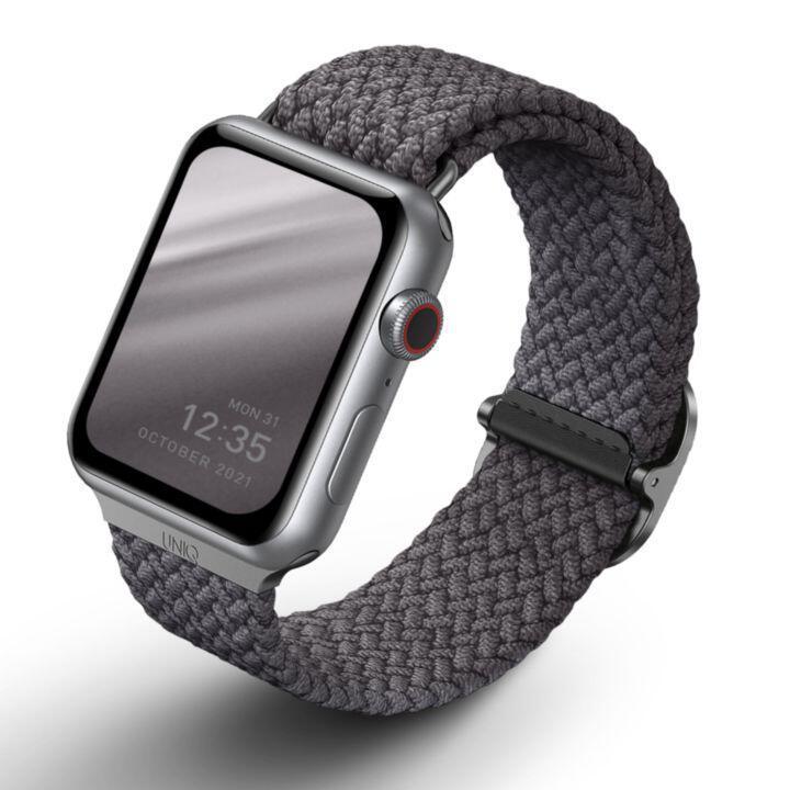 UNIQ ASPEN Apple Watch 編組 ストラップ 41/40/38mm GREY : AB-Next 