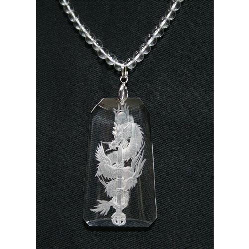 激安 開運お守りペンダント 水晶 倶利伽羅龍王 ペンダント M08 087 Appear 通販 Yahoo ショッピング