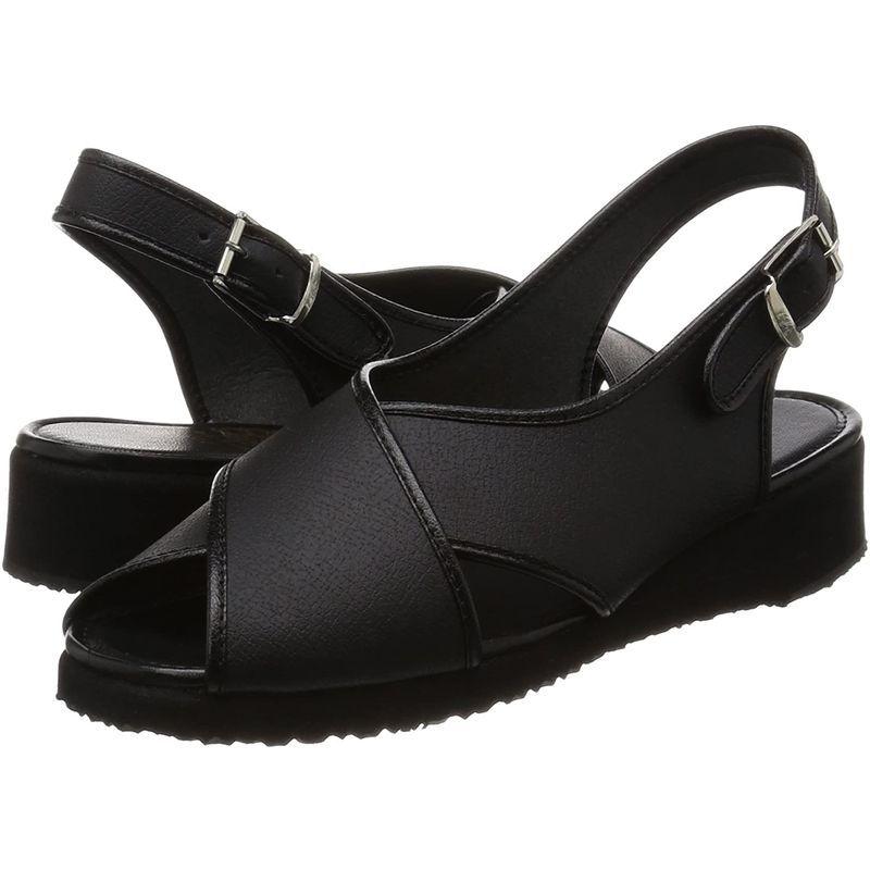 爆売り オフィスサンダル マリアンヌ オフィス ホールサンダル 26 ブラック レディース 静電気軽減ソール サンダル Www Sustentec Com Br