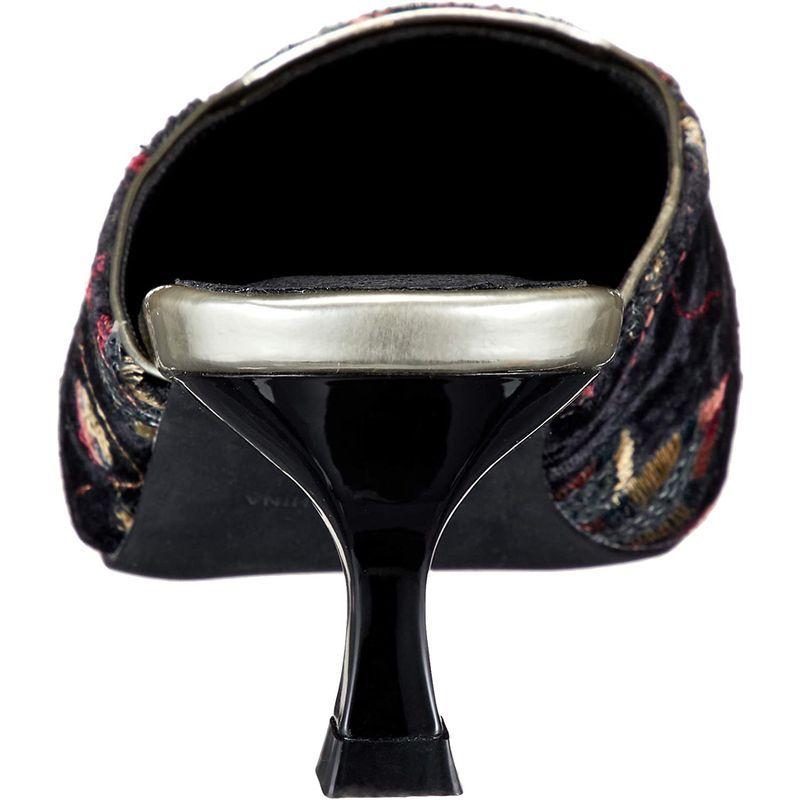 超歓迎 リリーブラウン ベロア刺繍ミュール Small Blk レディース Lwgs サンダル Pashal Com