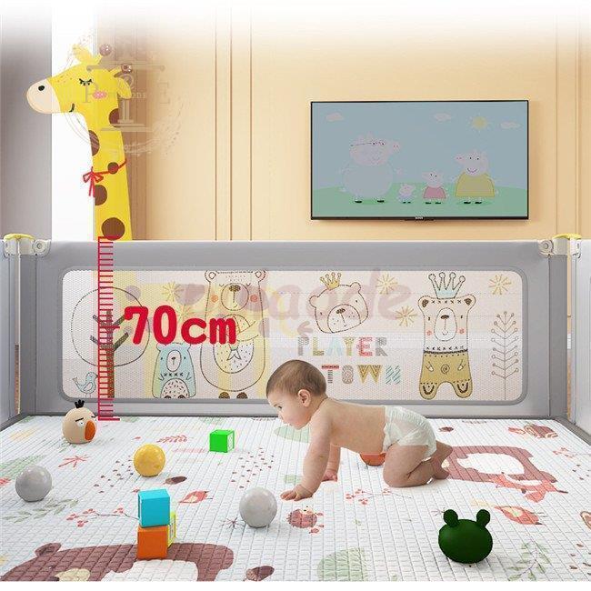 ベビーサークル 大型 ベビーフェンス おしゃれ 扉ロック 安全の高さ マットなし 育児ベビーサークル 底に吸盤付き 赤ちゃん 垂直・片側昇降可能 柵 安全 