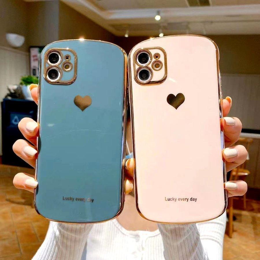Phoneケース ハート シンプル お洒落 韓国 スマホケース カバー携帯ケース Iphone7 8 Iphonex Xs Iphonexr11 Qd002 Appiy 通販 Yahoo ショッピング