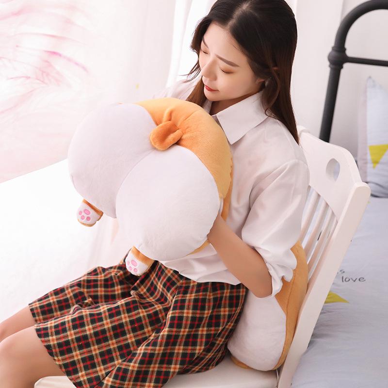 即納最大半額 抱きぐるみ 抱き枕 ぬいぐるみ 枕 キャラクター お誕生日プレゼント おもちゃ コーギー おしり かわいい お昼寝 手先を暖める可愛いぬいぐるみ クッション Materialworldblog Com