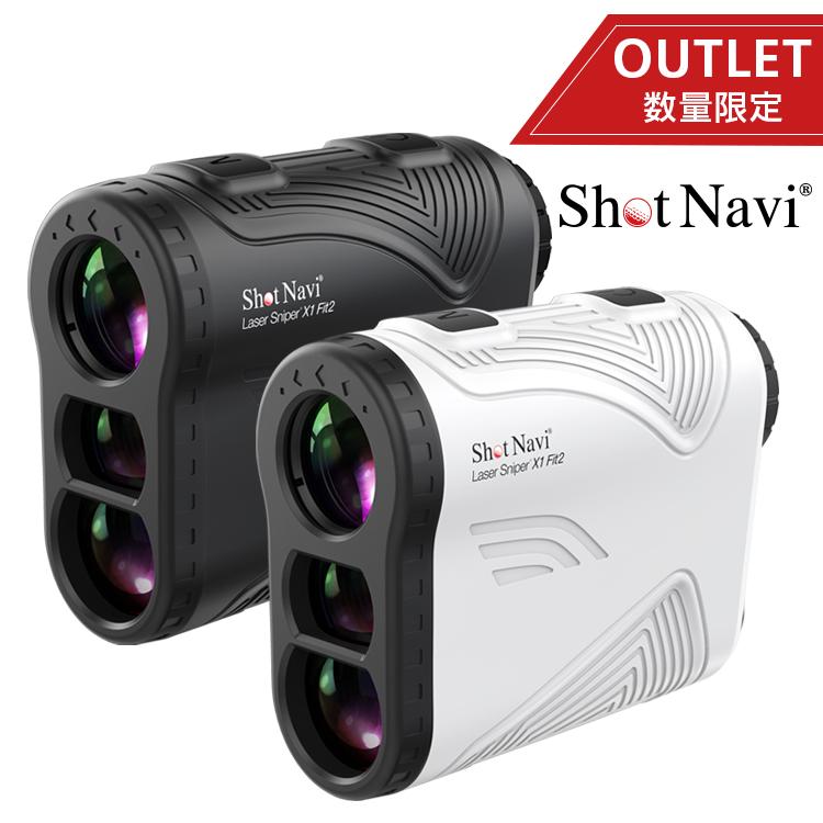 【アウトレット/箱つぶれ】【メーカー保証】ショットナビ Laser Sniper X1 Fit2(ゴルフ距離計/レーザー測定器/レーザー距離計/shotnavi) の商品画像