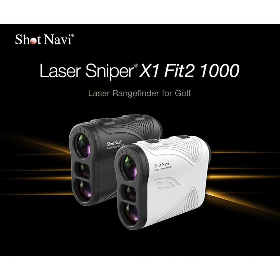 【アウトレット/箱つぶれ】【メーカー保証】ショットナビ Laser Sniper X1 Fit2(ゴルフ距離計/レーザー測定器/レーザー距離計/shotnavi)｜applause-gps｜05